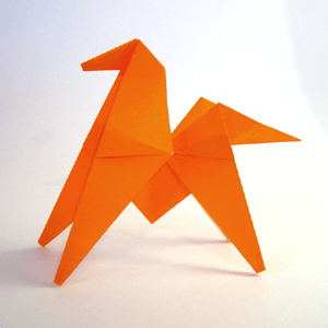 Il Cavallo Origami Che Fa Le Capriole Creare Con La Carta E Facile