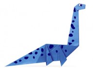 dinosauro origami