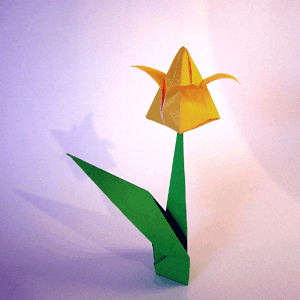 origami tulipano
