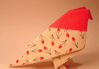 uccello origami completo