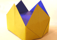 corona origami completa