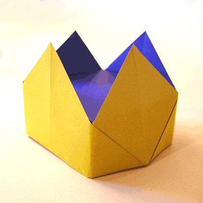 corona origami completa