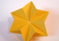 origami stella modulare