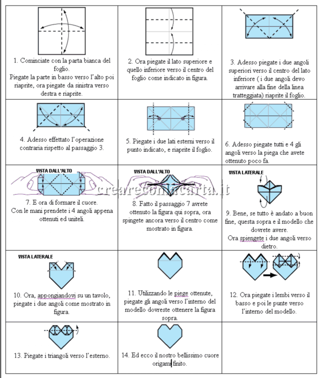 cuore origami